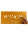 These double milk chocolate chocolates are twice as nice! An extra helping of Frango's famous chocolate is stuffed into every bite to create a doubly rich, deviously delicious piece of milk chocolate. Each one-pound box contains 45-pieces.