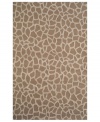 Take a step up in interior decor. Replicating the unique look of giraffe skin, the Seville rug adds texture to family rooms, dining rooms and other living spaces, small and large. Hand-tufted in India, the rug is woven from plush wool for supreme softness and durability.
