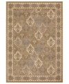 Soft, muted colors collect to create an intricately crafted Persian-inspired design in this Sedhan area rug from Couristan. Wilton-loomed of Couristan's own Courtron™ ultra-fine polypropylene to give this rug a thick pile, soft finish and ultimate durability.
