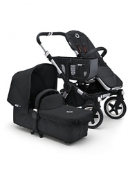 Choose your favorite color option to go with your Bugaboo Donkey base. The special edition tailored fabric set includes a sun canopy and carrycot apron in strong canvas fabric. Easy to refresh your set for a different season, a newborn or just for fun.