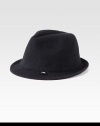 This smart wool fedora is a must-have for the season.WoolSpot cleanImported