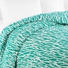 With a bright white nature-inspired print on a golf green field, this DIANE von FURSTENBERG twin duvet cover brings a sunny breath of fresh air to your bedroom.