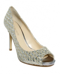 The Maiven pumps by Enzo Angiolini are an expertly designed essential with unique finishes, trim platform and slim heel.