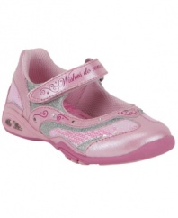 The magic touch. Easy to wear, comfortable shoes from Stride Rite will have her running on all gears for hours.
