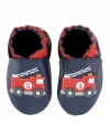 Don't be alarmed at how much he loves these Robeez shoes made for easy movement, grip and muscle development.