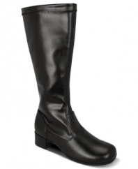 When she needs a bold style, these knee-high Smooches boots from Nina can balance out her sweet and modern look.