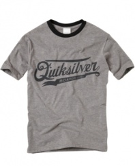 Perfect for those long summer nights, these crisp tees from Quiksilver add to his laid-back, casual cool.