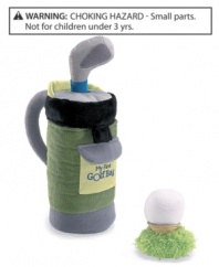 It's tee time! This adorable Gund golf bag and putting green is exactly what babies need to get their game on!