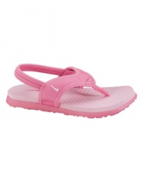 Oh, those summer nights. And days. This Celso thong sandal from Nike will keep her comfy whenever she feels like walking.