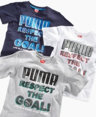 Let him show his respect in this graphic T-Shirt from Puma.
