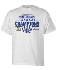 All net. Launch the celebration for your Kentucky Wildcats with this NCAA National Champions t-shirt from adidas.