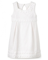 A crisp white dress for every occasion - sunny picnics at the park or tea time in the garden.