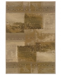 With a subtle branch motif above smooth geometry, the Genesis area rug from Sphinx offers an ultra-modern design that works well in a variety of modern settings, from bohemian to industrial. Crafted in Egypt of heat-set polypropylene for ultimate durability and easy cleaning.