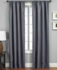Presenting fine linked details, the Danube window panel offers a transitional pattern perfect for adding extra dimension to any room. A subtle sheen brings out the dual tones of this design, making for an ideal drape anywhere.