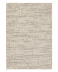 A spectrum of neutral tones collect upon this Taylor Graphite rug, offering a truly sleek, minimalist design for the modern home. Crafted on a Wilton power loom of heat-set polypropylene for ultimate durability, no matter where it's placed.