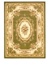 As rich in tone as it is in tradition, this classic area rug from Safavieh is set in warm sage bursting with bouquets of lifelike blossoms. Encapsulating the beauty and detail of time-honored European designs, this rug is crafted from soft polypropylene for modern convenience when it comes to care.