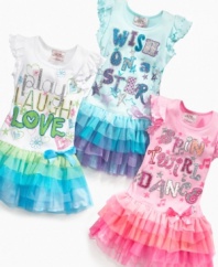 Fanciful. She'll feel as special as she is in one of these beautifully whimsical tutu dresses from Beautees.