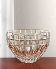 An urbane and sophisticated decorative accent in shimmering full-lead crystal.