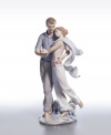 Lladro enthusiasts have long appreciated the skilled artisans of who are able to capture everyday human emotions through carefully crafted porcelain creations. The You're Everything to me figure celebrates love in a casual, beach setting making it the perfect gift for a wedding or anniversary.