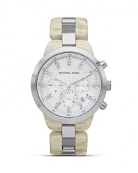 Frost every look with this icy-colored chronograph from MICHAEL Michael Kors. Sleek and sophisticated, it's exudes easy cool.