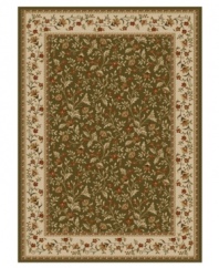 Like stepping into a lush Victorian-era garden, this Roma area rug set from Kenneth Mink offers this elegant look for every room in the house. Woven of plush olefin for lasting softness and durability. Includes three rugs.
