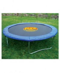 They're just a hop, skip and a jump away from all-day outdoor fun! Turn off the t.v. and give your kids a safe, healthy alternative: the Pure Global Brands trampoline. With heavy-duty springs and thick foam padding, the trampoline is a perfect way to get those feet moving.