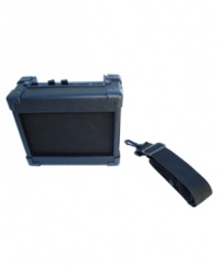 This amplifier is the answer to the large demand for a high quality, economical and completely portable amplifier. You can attach the heavy-duty strap, sling it over your shoulder and take it anywhere. Practice time doesn't always coincide with access to a power source. Anywhere you practice becomes your rehearsal hall.