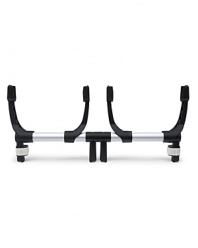 The Bugaboo Maxi-Cosi® Twin Car Seat Adapter provides a safe and easy connection and allows parents to attach car seats to their Bugaboo Donkey Stroller.
