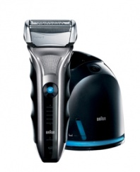 Whether it's a 5 o'clock shadow or a weekend's worth of scruff, the Braun Series 5 electric shaver leaves you looking smooth. Its innovative blade technology cuts hair closer in a single stroke – getting those hairs other shavers leave behind – for exceptional closeness and comfort. Two-year limited warranty. Model 590CC.