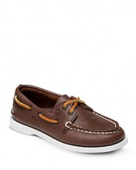 Sperry Top-Sider Boys A/O Plaid Boat Shoes - Sizes 13, 1-6 Child