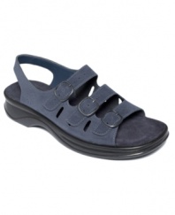 The Sunbeat Sandals from Clarks are a vacation for your feet with their breezy buckled straps and relaxing support sole.