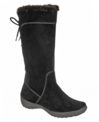 Comfort and coziness combine perfectly in these Violanne boots by Naturalizer. You'll love the wide calf design and stylish details like faux fur trim and lace-up back.