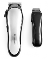 Have touch-ups down! Your go-to for trimming, detailing and getting your face into shape, this do-it-all easily cuts through the thickest hair with incredible precision and ease. The contoured, self-sharpening blades make touching up quick and convenient, too, as the trimmer can charge for use in as little as 15 minutes. 2-year warranty. Model 79600.