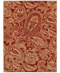 A complete renewal of traditional paisley designs, the Verona area rug adds incredible color and sophisticated charm to any modern setting. Woven in the USA of ultra-durable and supremely soft EverTouch® nylon.