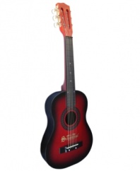 Your little rock star will take center stage playing Schoenhut's next generation guitar. Schoenhut's innovative design incorporating a molded composite body with dual curves greatly enhances sound and durability.