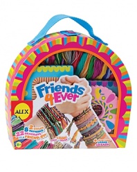 Now she can make bracelets for all her best friends! Kit is packaged in a colorful suitcase, which makes it great for travel.