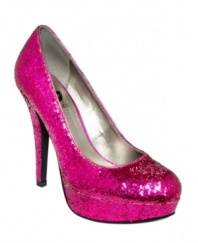 A glistening pump loaded with va-va-voom. G by Guess' Vianaa platforms put sparkle in each and every one of your steps.