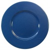 Waechtersbach Effect Glaze Blueberry Rimmed Charger Plates, Set of 2