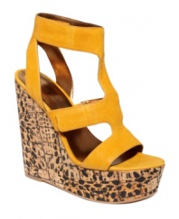 Such an interesting sole. Nine West Be Alright platform wedge sandals are amazingly cute--what could go wrong?