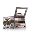This complete eye and brow kit has everything you need for that sexy, smoky look. Now even amateurs can go pro! Kit contains Eye Bright, three eyeshadows, (pink highlight, pewter base and deep charcoal), Smokin' Liner, Brow Zings Shaping Wax, fluff shadow/hard angle brush, tiny tweezers for discreet touch-ups and a lesson to talk you through each step!