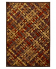 Echoing a pattern woven on a weaver's loom, this striking area rug from Surya infuses your home with eclectic charm. Crafted for easy care and long-lasting wear, its luxurious design will maintain its plush texture even in high-traffic areas.