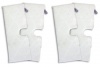 Shark XLT3501 (EXTRA LARGE), Set of 4, Microfiber Cleaning Pads for the Steam Pocket Mop.