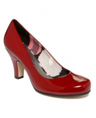 The Madden Girl Unifyy Pumps are pretty and perfect with their curvy cut, glossy patent look and flirty heel.