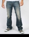 Diesel - Mens Slim Bootcut Zatiny Denim Jeans, Size: 34W x 34L, Color: Denim