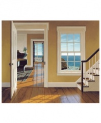 Set the tone for your decor with Music Room, a fine art print by Edward Gordon. With a grand piano and waves pummeling the shoreline, this oceanfront home offers a soothing escape from your daily routine.