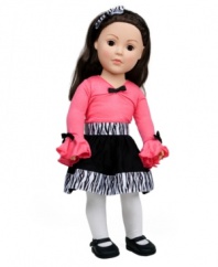 Girl talk! She'll have a blast sharing secrets with her new Dollie & Me doll from Madame Alexander.