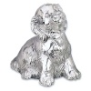 Playful and sweet, the richly detailed Puppy music box from Reed & Barton is handcrafted in silverplate and plays Brahms' Lullaby - a favorite for both young and old collectors.