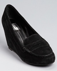 DV Dolce Vita Loafers - Piper Suede Wedge