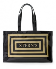 Be a part of the Stern's family with this trademark tote, which puts all of your daily essentials and the sophistication of a time-honored name right in your hands! Born in New York City, Stern's had a homegrown feel with the entire family working throughout the flagship store. Elegant men in top hats opened the doors to a store heralded for having both the latest in Parisian style and the best for the working class.