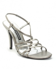 Give summer nights a new spin with the Whirl Evening Sandals from Chinese Laundry. Its unique intertwined straps and a slim heel give it a sexy, breezy feel that will have you stepping out in style.